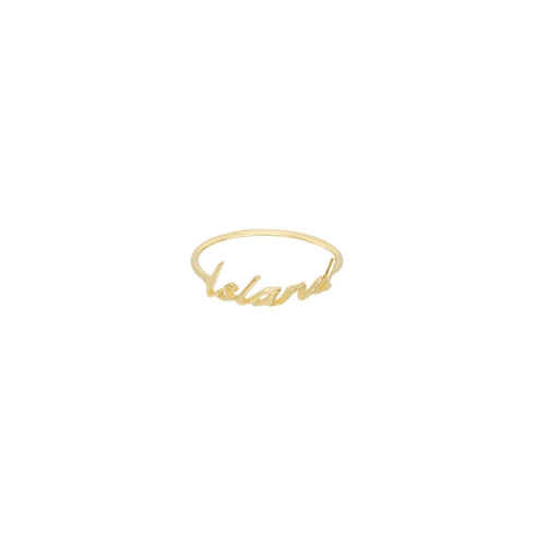ISLAND RING GOUD
